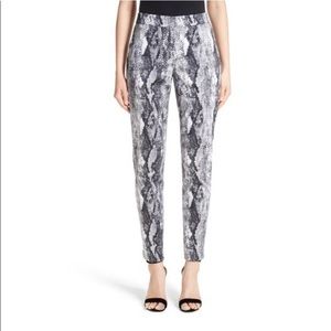 St.John Snakeskin Print Pants
